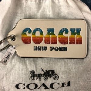 Coach New York Key Chain w/ dust bag
